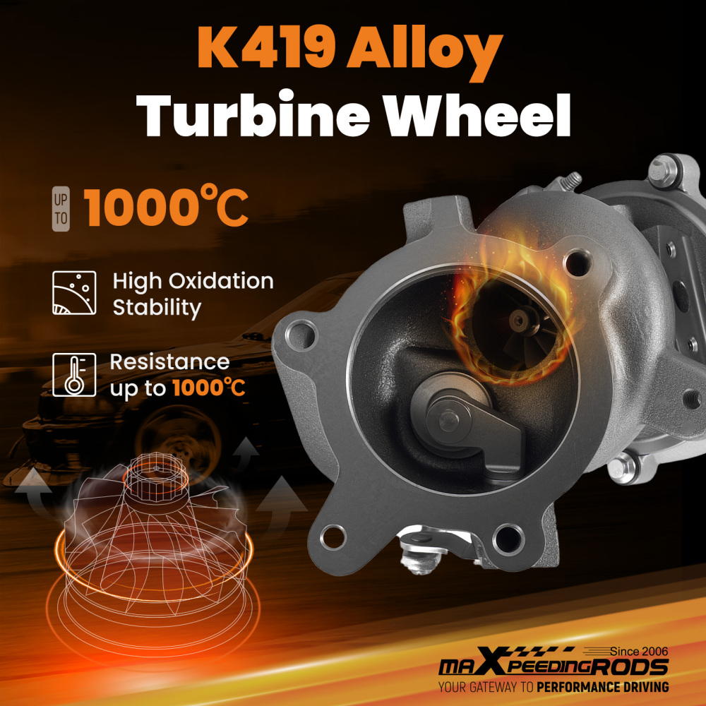 LH Upgraded Billet Turbo compatible for Ford Taurus Explorer Flex compatible for Lincoln MKS MKT 3.5 10-19