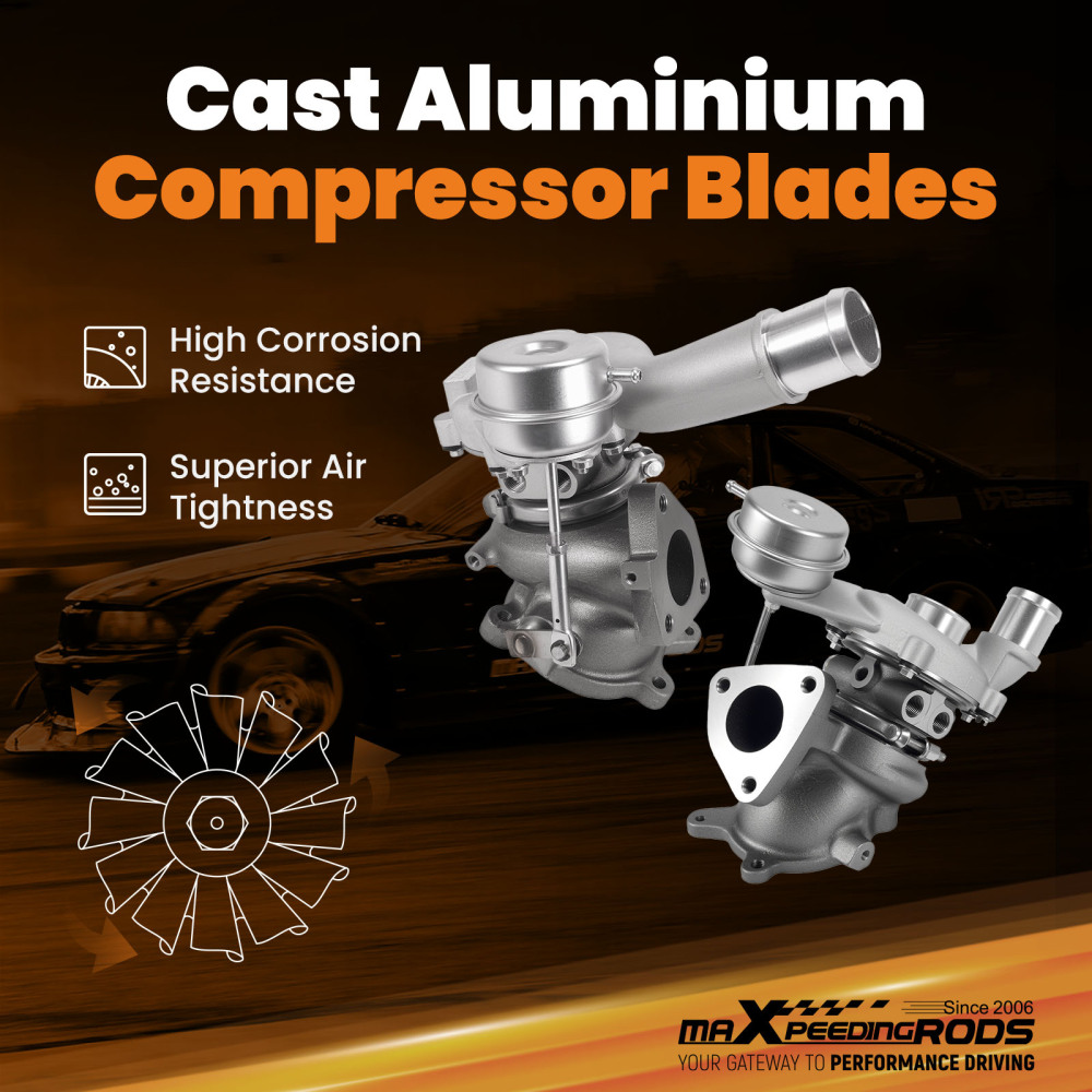 Billet Pair Turbo Compatible for Ford Explorer Flex Taurus Lincoln MKS MKT 3.5 L 2010-2019