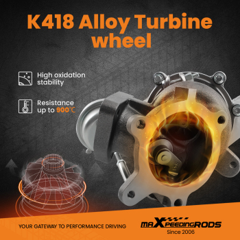 Turbo Turbocharger Left Side compatible for Lincoln MKS MKT compatible for Ford Explorer Taurus 3.5L 10-19