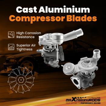 Turbo compatible for Charger compatible for Ford Flex Taurus compatible for Lincoln MKT MKS 3.5L Left+Right AA5E9G438GD