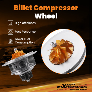Billet Turbo Turbocharger Cartridge compatible for VW 1.8L 2014-2020 Beetle Passat Jetta