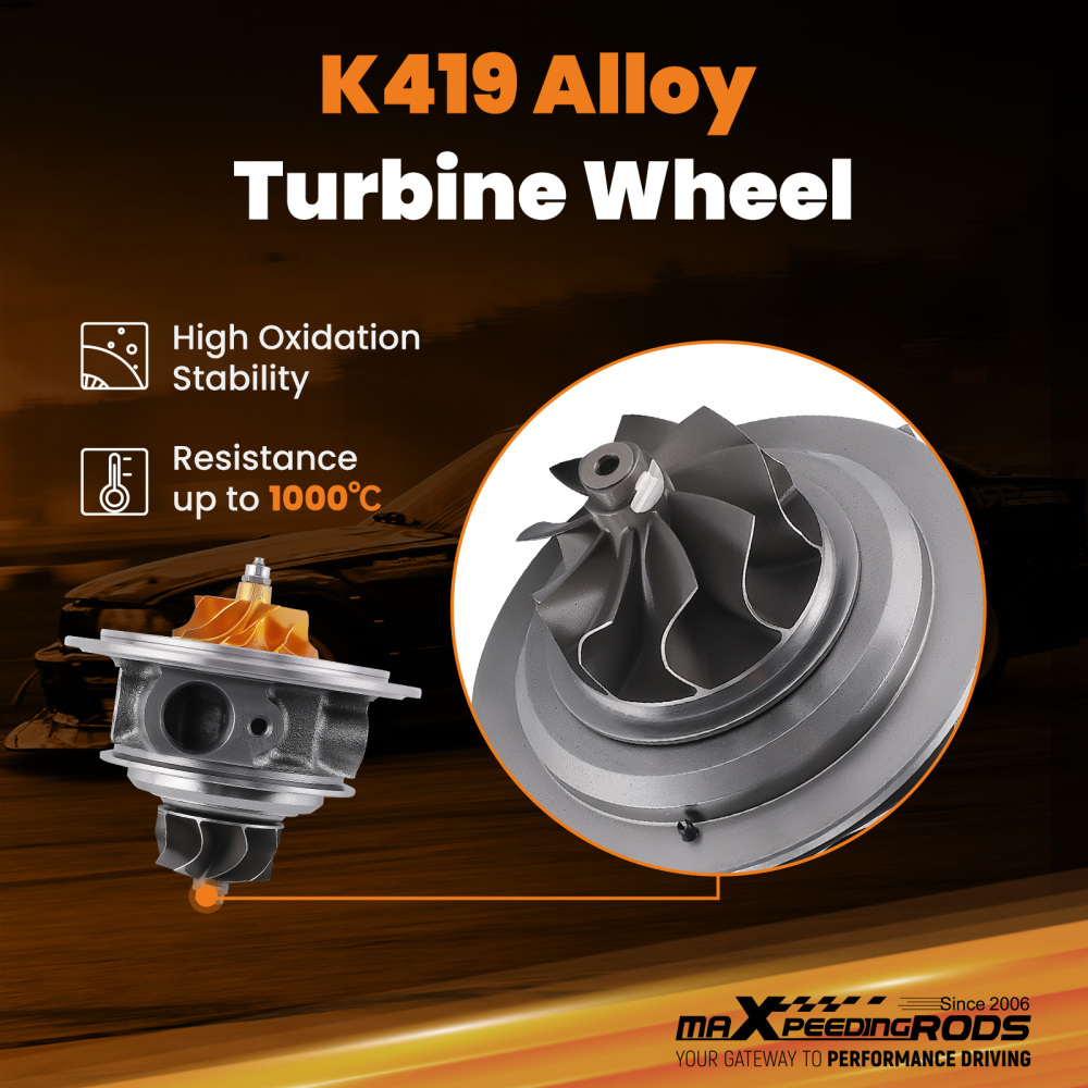 Billet Turbo Turbocharger Cartridge compatible for VW 1.8L 2014-2020 Beetle Passat Jetta