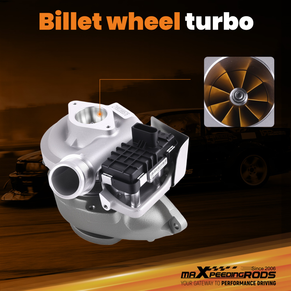 Billet Turbocharger compatible for Ford Ranger 3.2L Duratorq TDCi 2015 822182-5005 GTD2056V