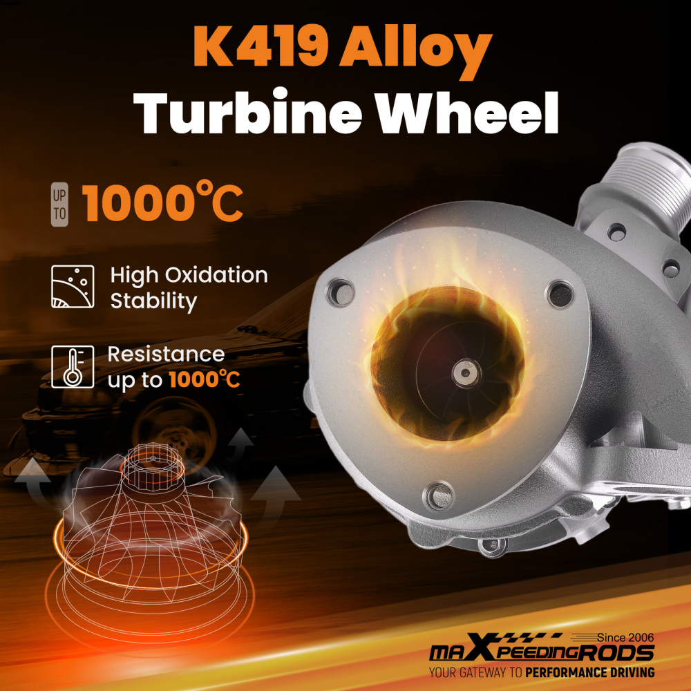 Billet Turbocharger compatible for Ford Ranger 3.2L Duratorq TDCi 2015 822182-5005 GTD2056V
