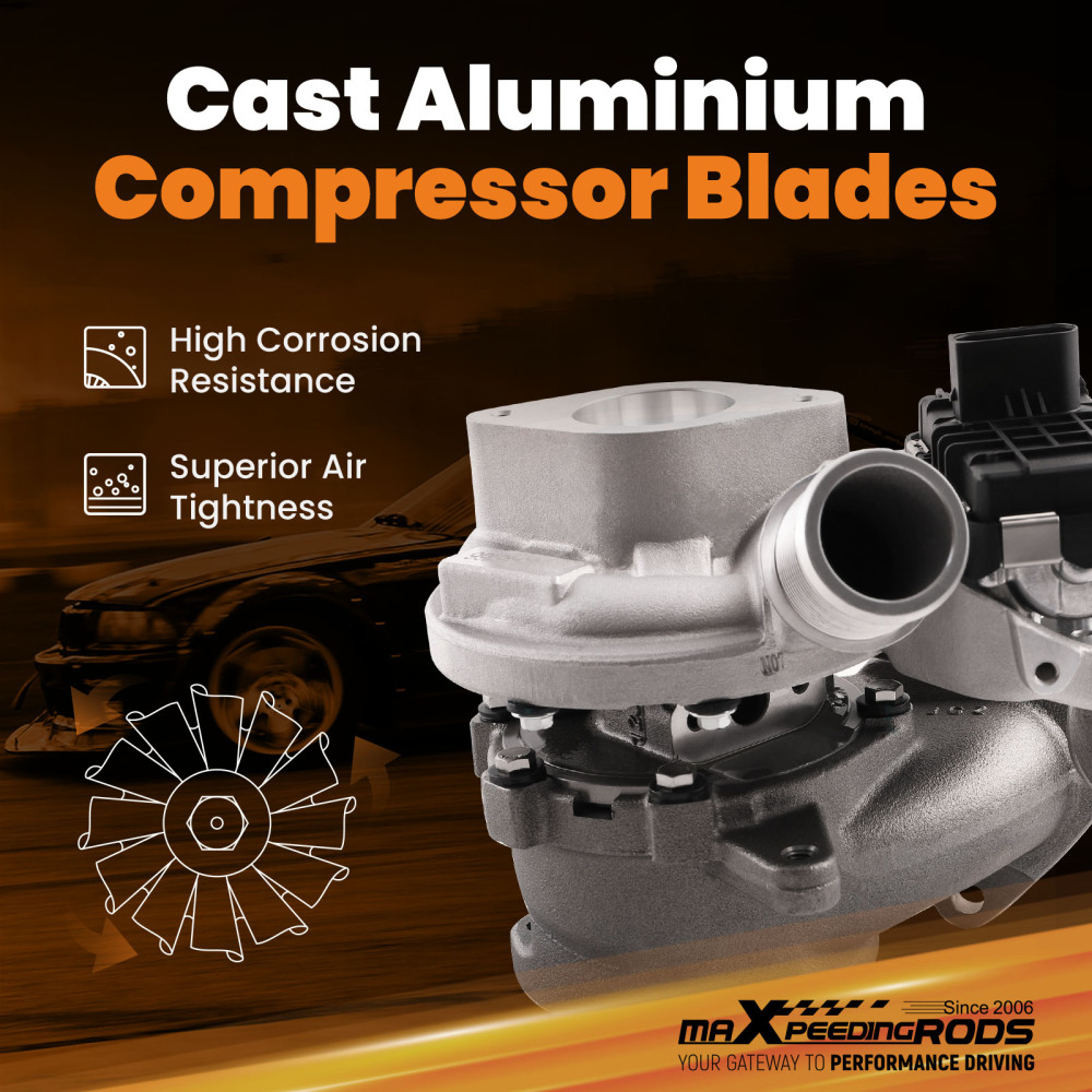 Turbo Turbolader VGT compatible for Ford Ranger Everest TKE 2.2 TDCi 110KW 2011- 831157