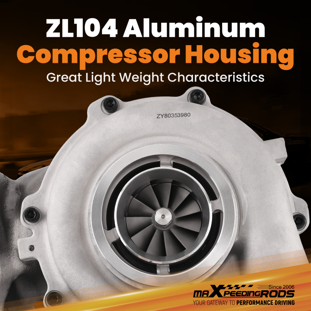 Turbocharger Turbo compatible for GMC 6.6 L compatible for Duramax LMM 2004 2005 2006 2007 2008 2009 2010