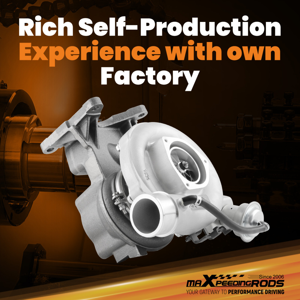 Turbocharger compatible for GMC Chevy 2500 3500 6.6L compatible for V8 compatible for Duramax LB7 01-2004 Diesel Turbo