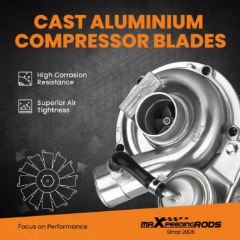 Turbo Turbolader compatible for Isuzu Rodeo D-max Pickup 2003 3.0l 131ps 96kw 4JH1TC