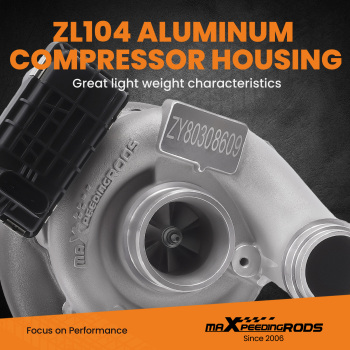 Turbocharger compatible for Dodge Sprinter 3.0L CDI OM642 68019589AA GTA2056GVK Turbo