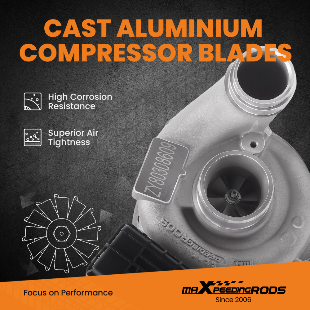 Compatible for Mercedes M-Class W164 W203 W211 140 kw 190 HP 757608 765155 GTA2056VK Turbo