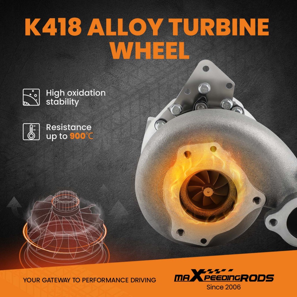 Billet Compressor Wheel Spacers Turbocharger compatible for Mercedes C-Class E-class 2002-2007