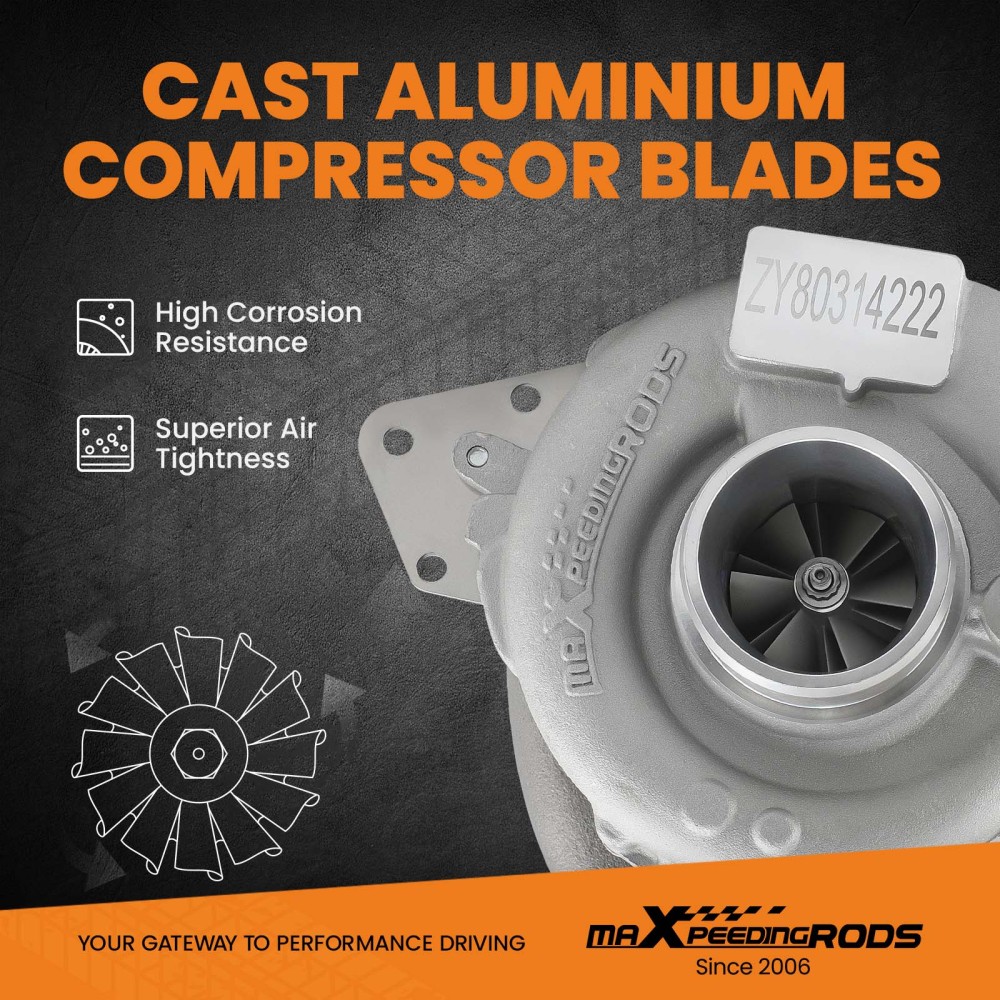 Billet Compressor Wheel Spacers Turbocharger compatible for Mercedes C-Class E-class 2002-2007