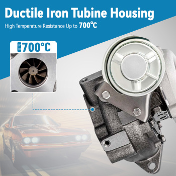 VNT Turbo compatible for Toyota RAV4 2.0 D-4D 2001-2005 GT1749V Turbocharger 17201-27030