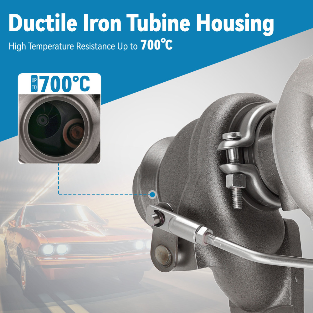 Turbocharger Assembly compatible for Citroen Berlingo 1.6 HDi 75 55KW 2008-2019 49373-02002