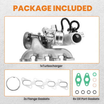 Turbo +Oil Return Drain LineOil Feed Pipe Kit compatible for Holden Cruze JH 2011-2016 1.4