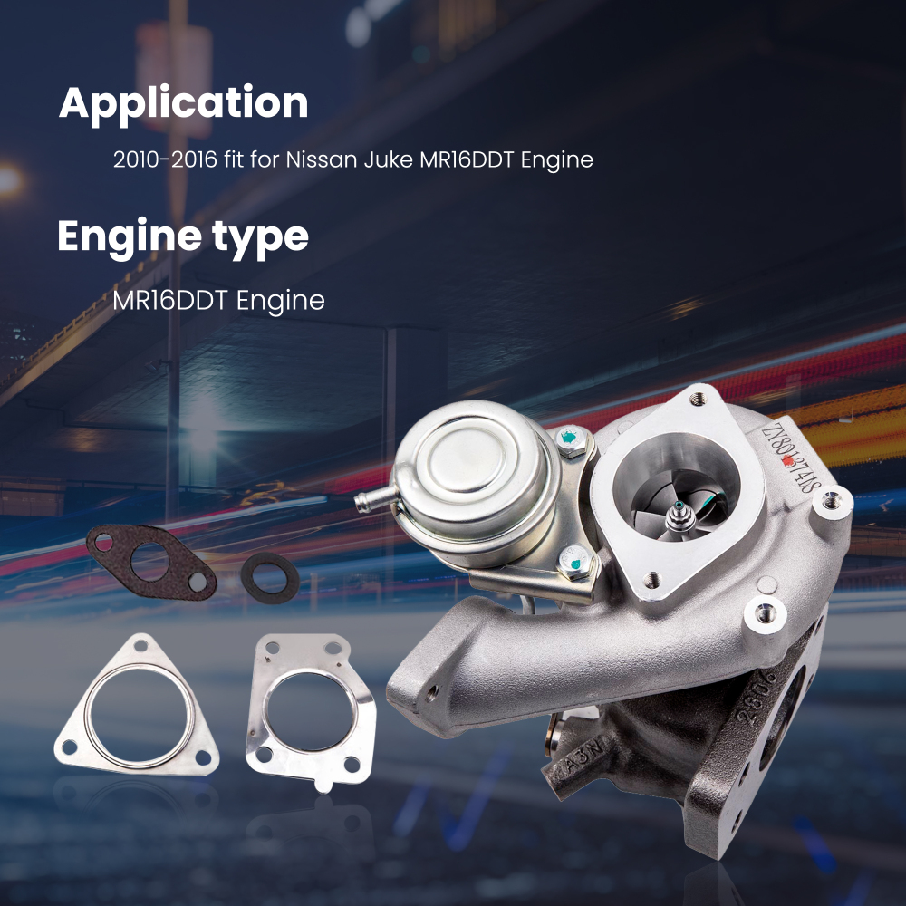 Turbo Turbolader compatible for Nissan JukeMR16DDT Engine 2010 2011 2012 2013 2014 2015