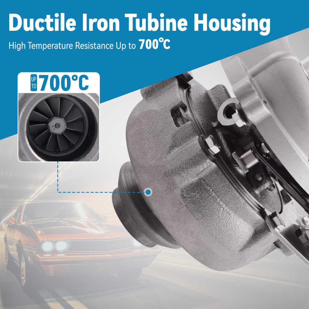 Turbo turbocompresseur 1.6HDI TDCI 109 HP 80KW compatible pour Ford/citroën/Peugeot/Volvo/Mazda/Mini 1340133