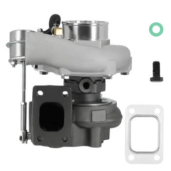 For GT2871 GT2860SR20 Upgrade Turbo Tubocharger 350HP 0.6 A/R 0.64 A/R 5-Bolt Flange Universal Oil+Water Cooling