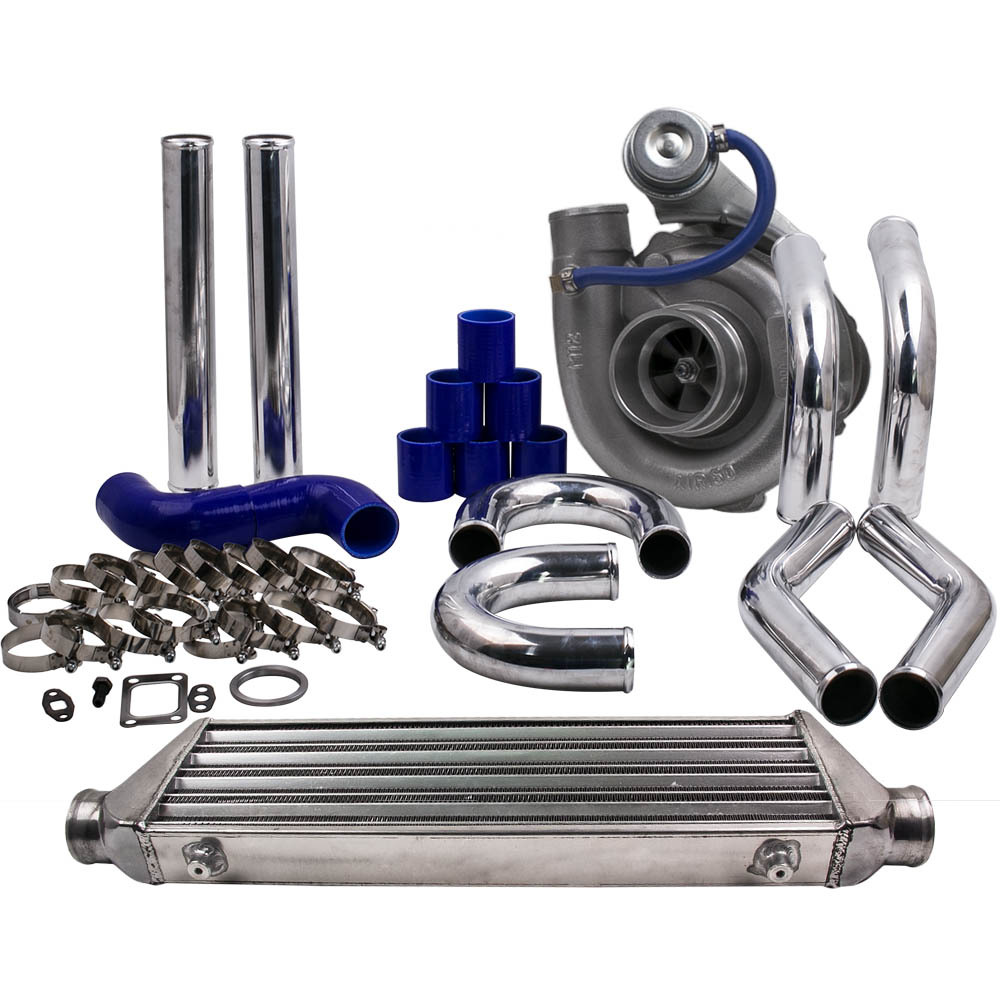 T3 Universal Turbo 0.63 A/RIntercooler + 2.5 64mm Intercooler Piping Kits