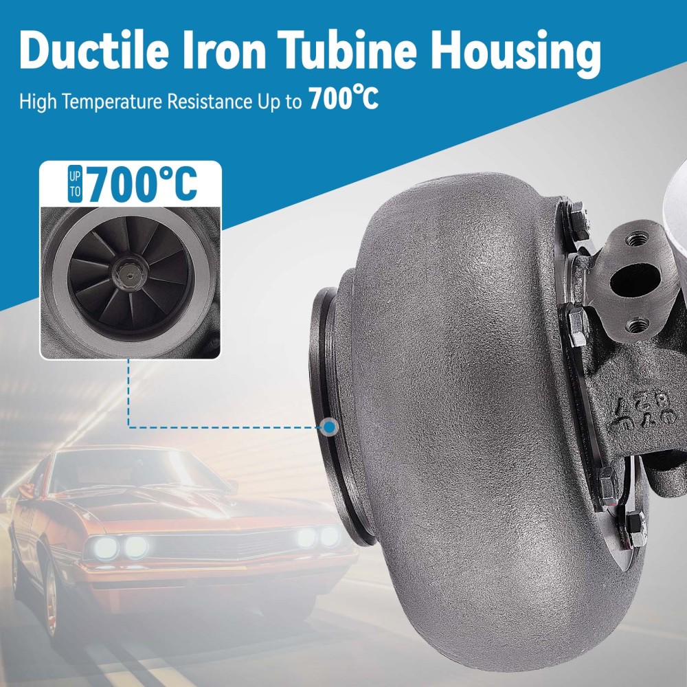 GT45 T4 V-Band Flange 1.05 A/R 98mm UP TO 600+HP Turbocharger