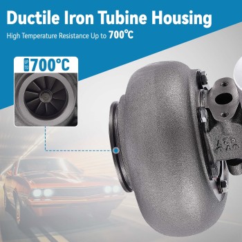 GT45 T4 V-Band Flange 1.05 A/R 98mm UP TO 600+HP Turbocharger