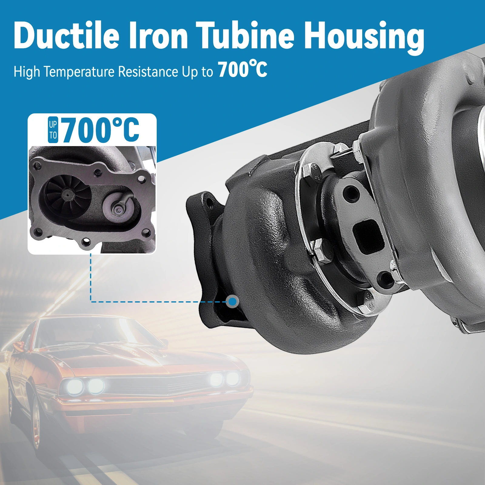 Turbocharger compatible for Nissan Skyline R32 R33 R34 RB25 RB20 2.0-2.5  bolt on Turbo, image size:1600x1600