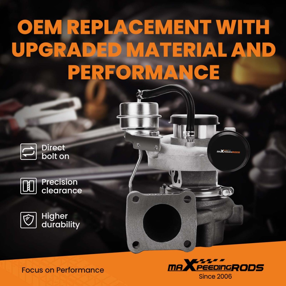 Street Performance Turbo Billet Compressor Wheel Turbocharger Compatible for Toyota COASTER 4.2L D 1HD-T 1990 - 1993