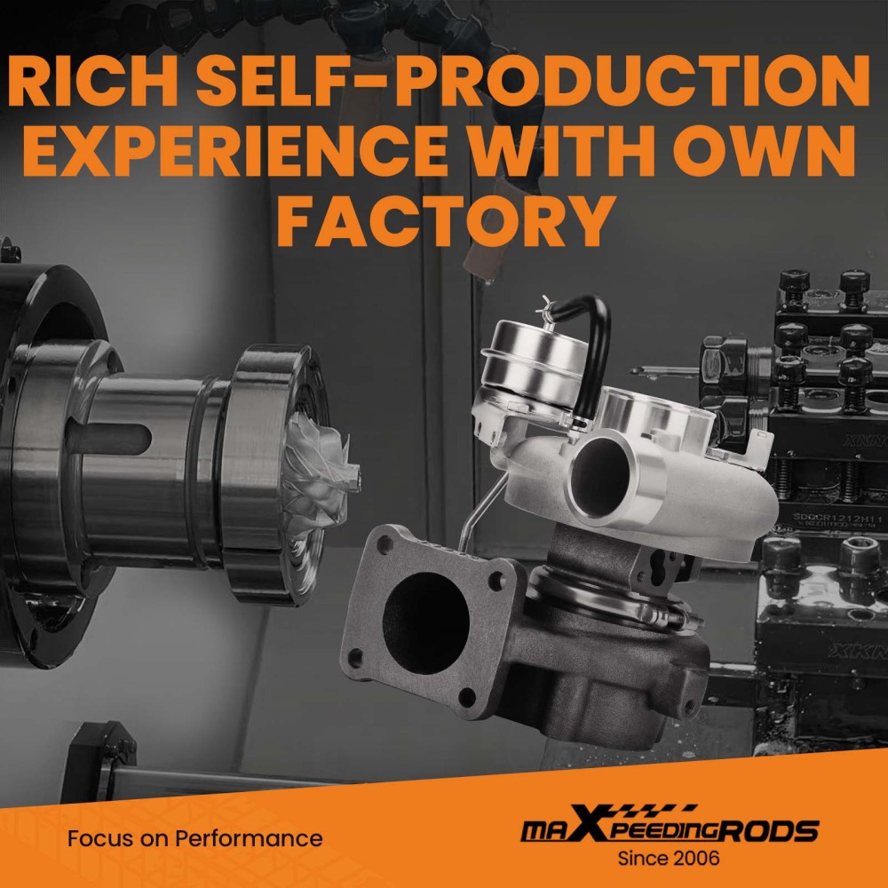 Street Performance Turbo Billet Compressor Wheel Turbocharger Compatible for Toyota COASTER 4.2L D 1HD-T 1990 - 1993