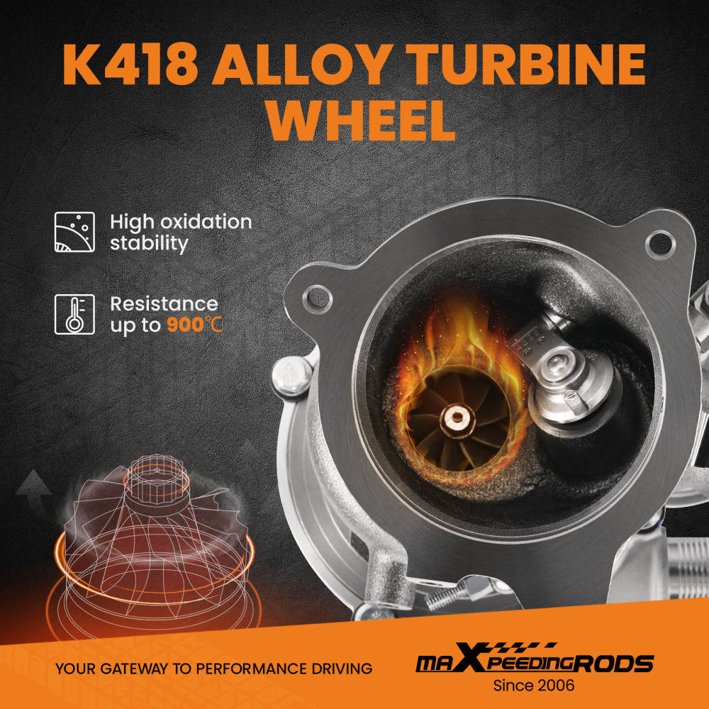 Turbo compatible for Ford 1.5L compatible for Fusion 14-20 compatible for Escape 17-2019 B0BG L4 F1FZ6K682D Turbocharger