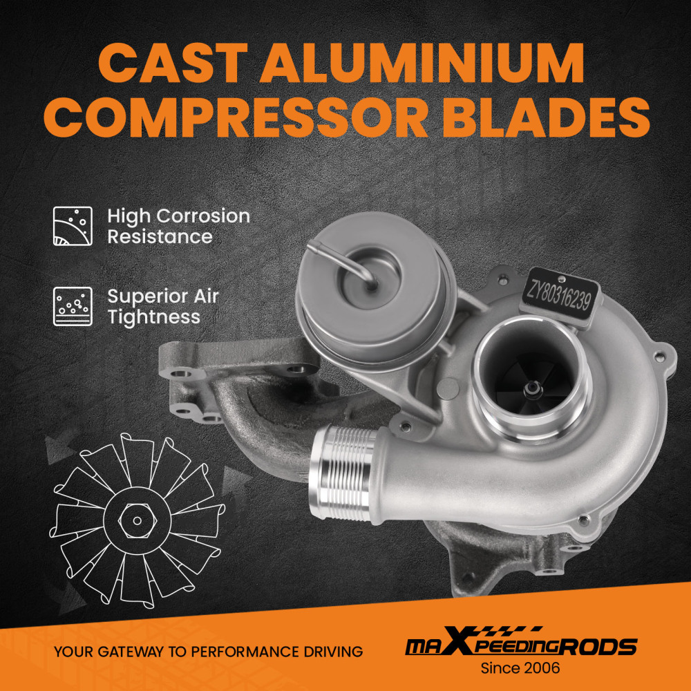 Turbo compatible for Ford 1.5L compatible for Fusion 14-20 compatible for Escape 17-2019 B0BG L4 F1FZ6K682D Turbocharger