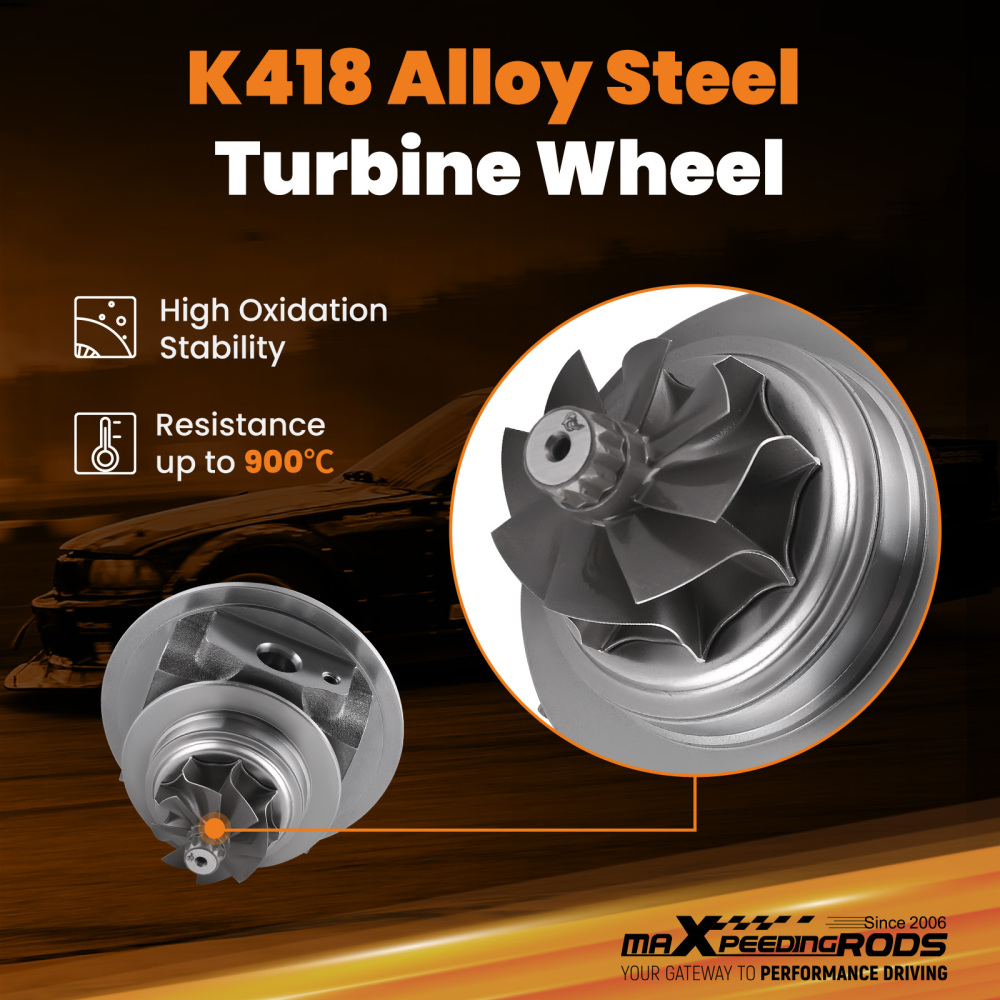 Upgraded Billet Turbo Cartridge Chra Compatible for Ford 2.7L F150 2015 2016-18 Left Side