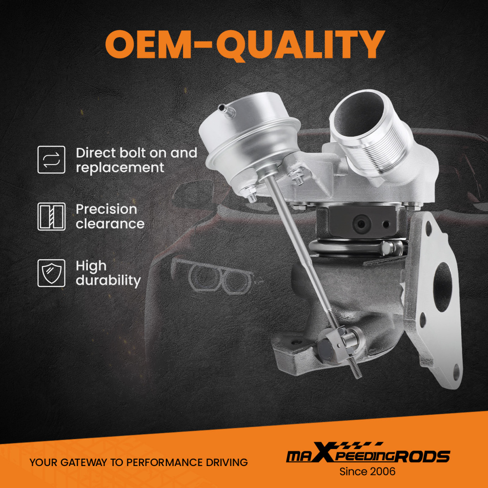 Left Side Turbo Turbocharger Compatible for Ford F-150 2.7L V6 Engine FL3Z6K682A 2015-2018	