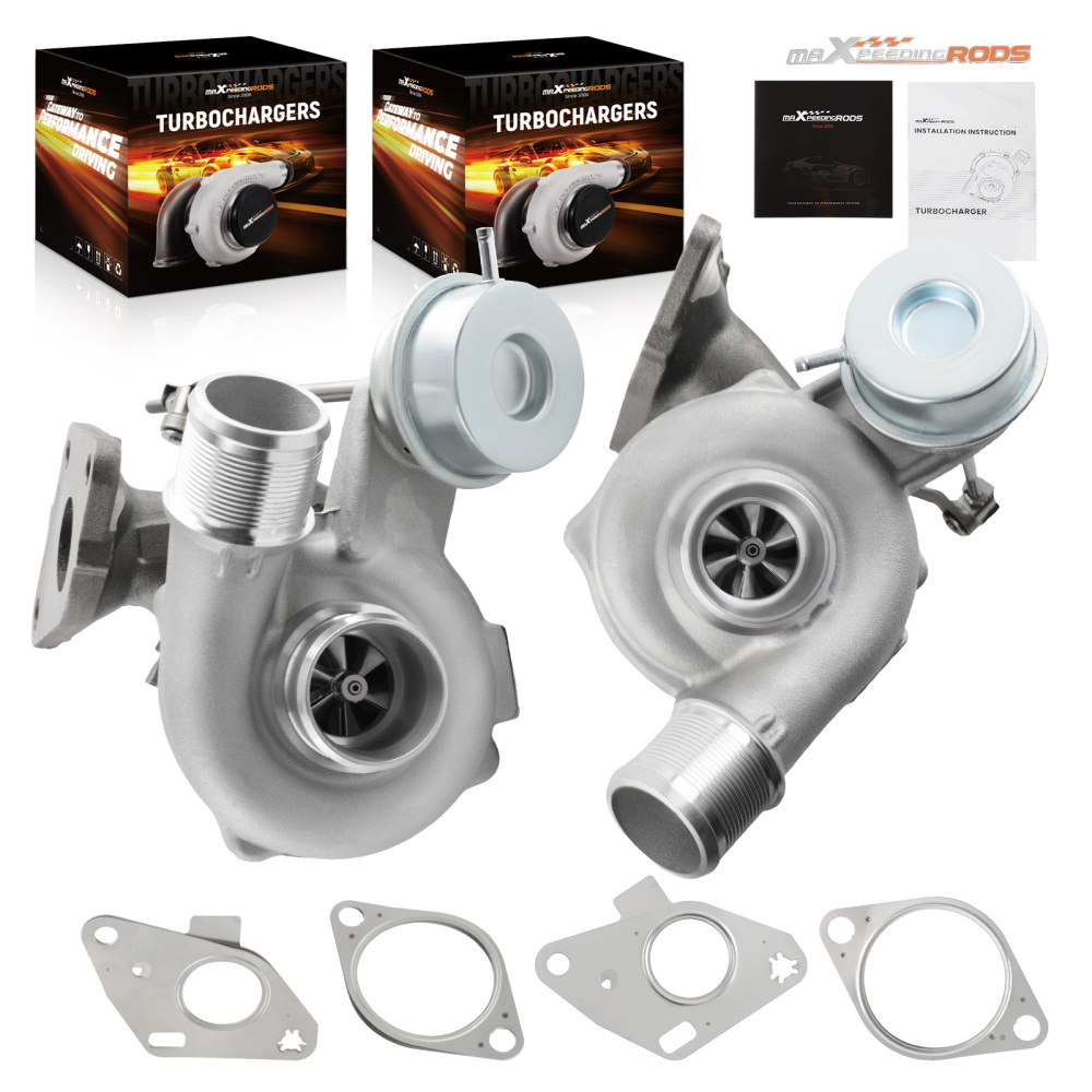 Twin Turbo Turbocharger compatible for Ford F150 2.7L V6 2015-2018 FL3Z6K682A FL3Z6K682B