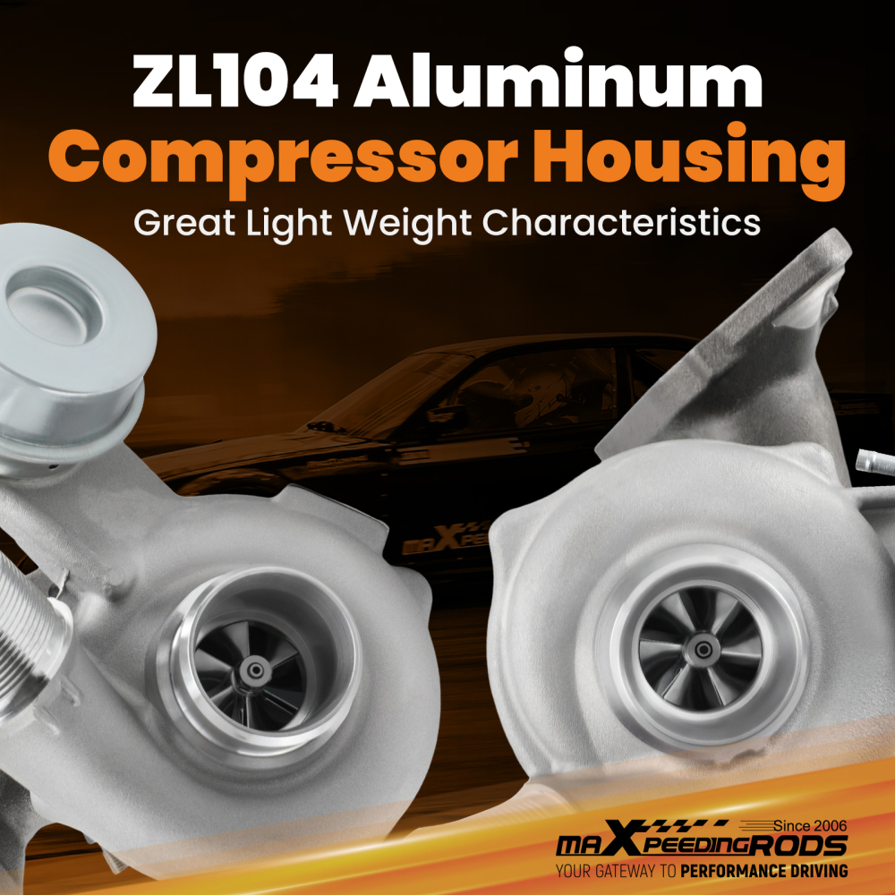 TURBO compatible for FORD F150 2.7L LEFTRIGHT KITTURBOCHARGER 2015 -2018 W/ GASKET