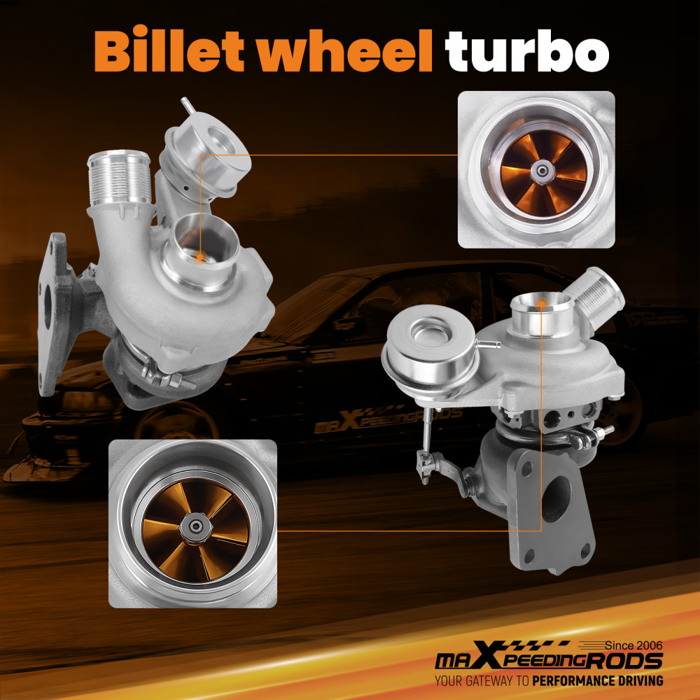 Twin Upgraded Billet Turbo compatible for Ford F150 2.7L V6 2015 2016 2017 Turbocharger