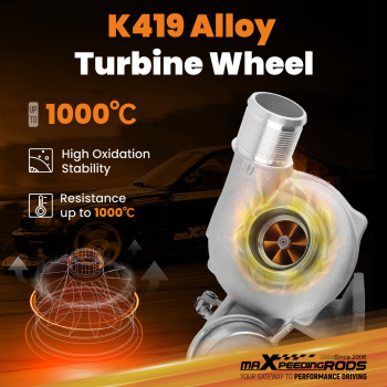 Billet Turbo compatible for Ford F150 Pickup 2.7 V6 compatible for EcoBoost 2015-2017 Right Passenger Side