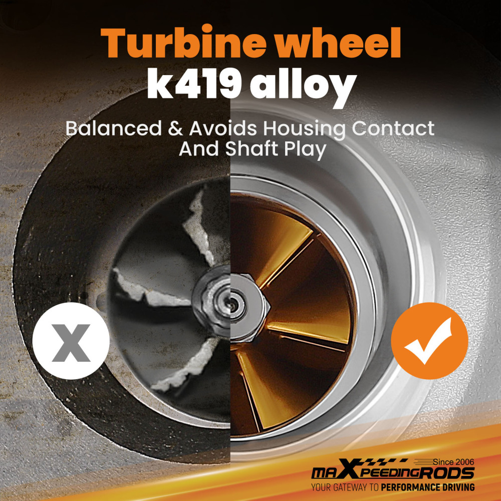 Billet Turbo compatible for Ford F150 Pickup 2.7 V6 compatible for EcoBoost 2015-2017 Right Passenger Side