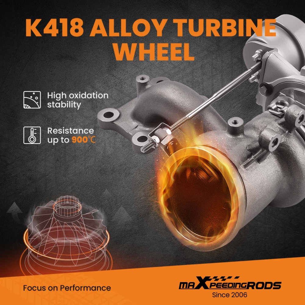 Turbocharger Turbo compatible for Ford Explorer Edge 2.0L SCTi compatible for EcoBoost 53039880270