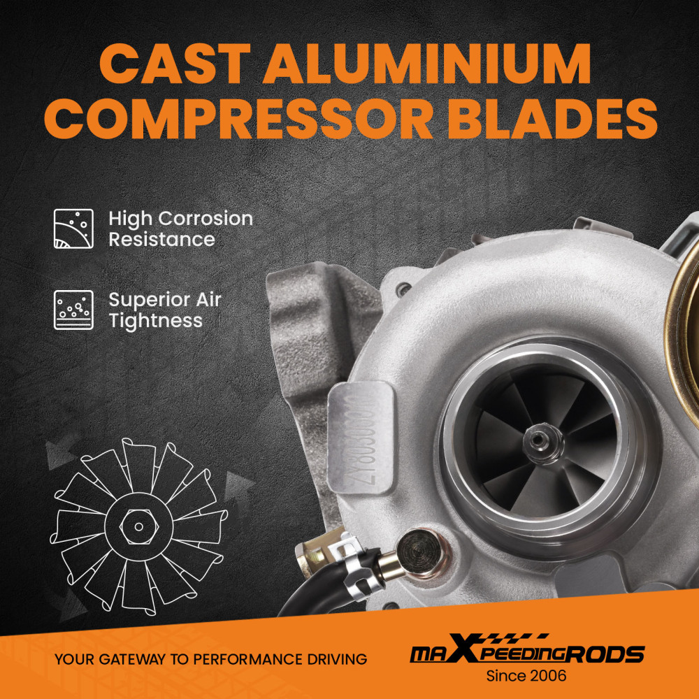 Left Side Turbocharger Turbo compatible for Audi A6 Allroad Quattro 1999 - 2004 53039880016