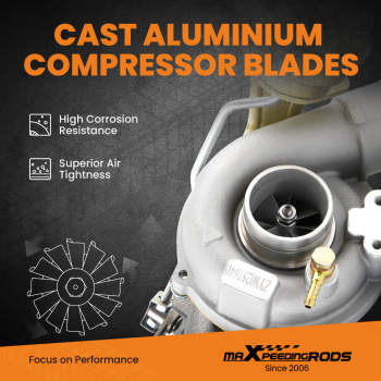 K04 025 Turbocompatible compatible for Audi RS4 2.7L Quattro ASJ Upgrade left 53049700025