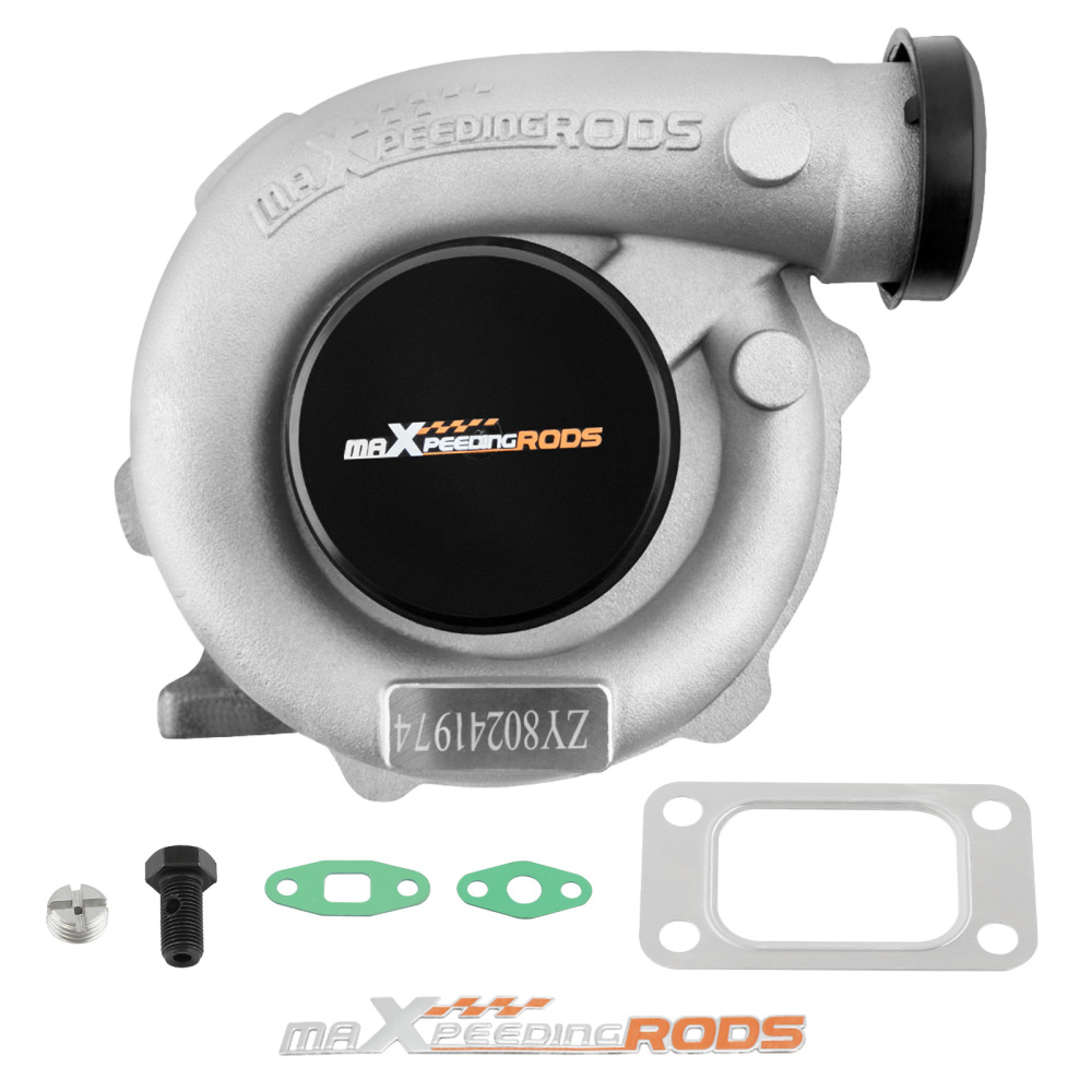 Aftermarket Turbo Street Type Billet Compressor Wheel Turbocharger 0.57 A/R 0.5 A/R For 1.5L-2.5L engine Oil Cooled