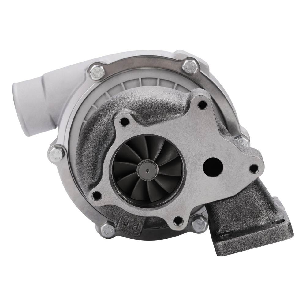 T3 T4 T04E Turbocompressore raffreddato ad olio 5 bulloni Flangia Turbocompressore con ruota del compressore in billet