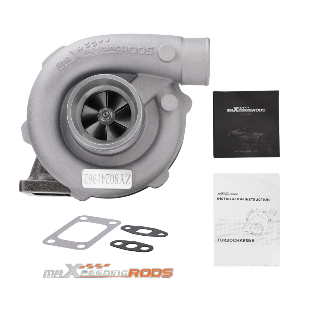 Universal T3 T4 T04E Turbo Turbocharger .57 A/R Oil Cooled for 1.5-2.5L 400HP