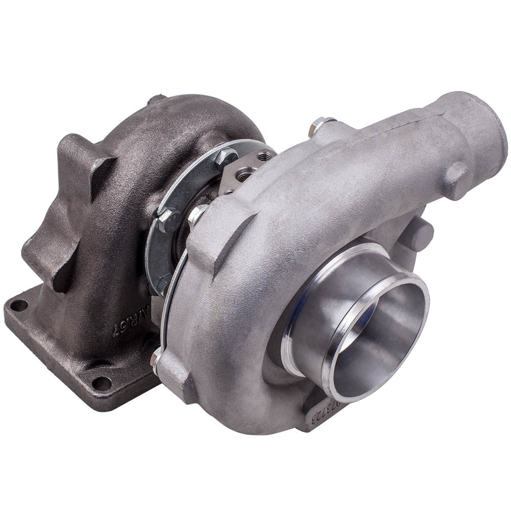 Turbocompressore universale T3 T4 T04E Turbo .57 Turbina raffreddata ad olio A / R Flangia a 5 bulloni per 1.5-2.5L 400HP