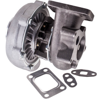 Turbocompressore universale T3 T4 T04E Turbo .57 Turbina raffreddata ad olio A / R Flangia a 5 bulloni per 1.5-2.5L 400HP