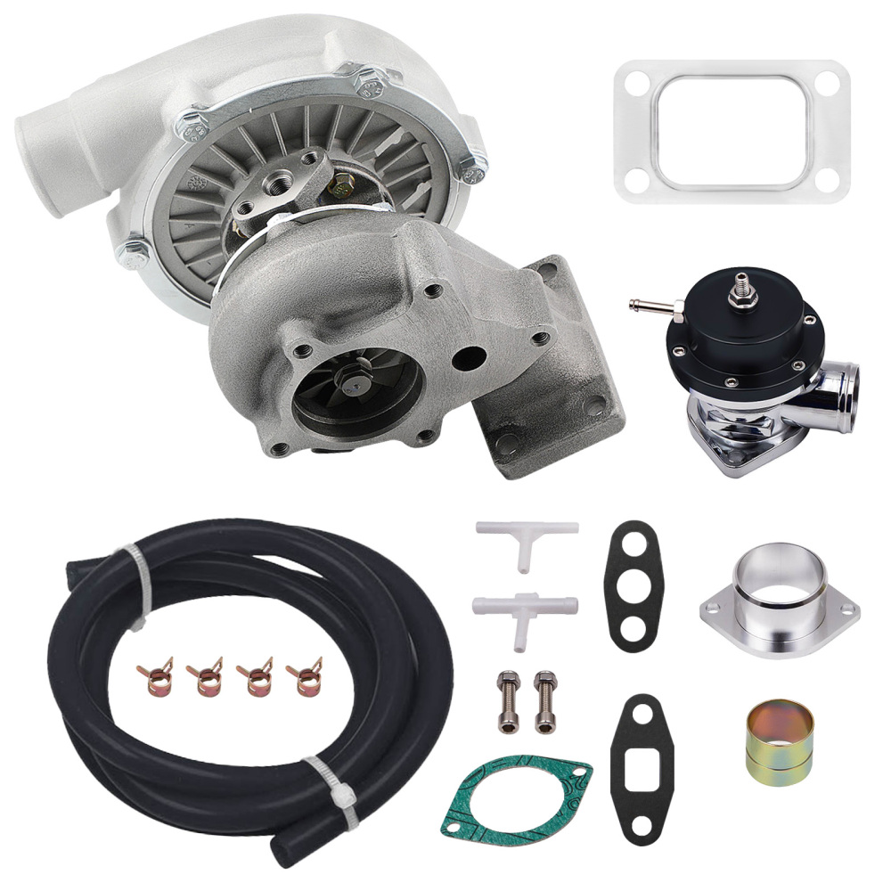 T3 T4 Turbo Universal+Vanne de purge RS 1.5L-2.5L 5 Bolts / T3 Flange 300+HP