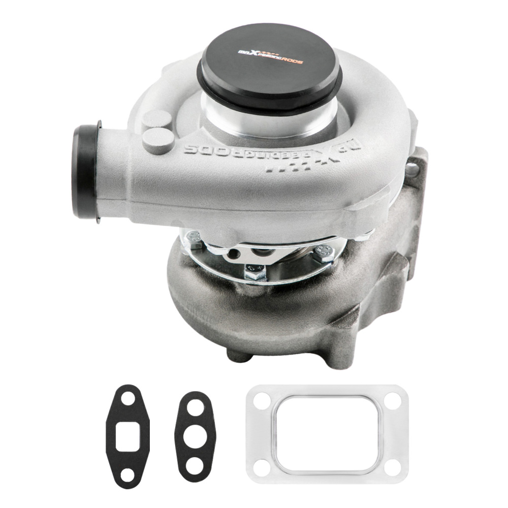 .63 A/R Stage III T04E T3/T4 Turbocharger+Oil Line+Manifold compatible for Nissan TD42 4.2L