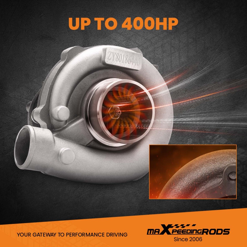 T3 T4 T03 T04 T04E T3T4 Turbocharger .63 A/R Turbo Turbine 5 Bolts Flange 400HP 5 Bolt Flange Uni Turbo