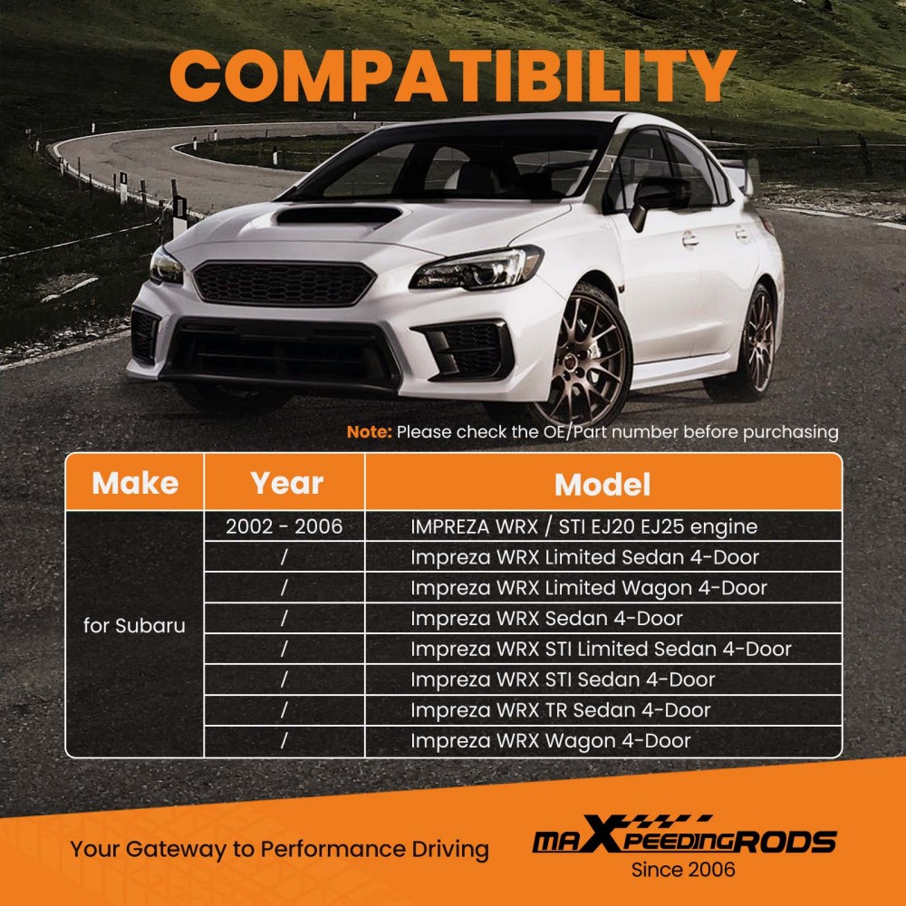 TD05 20G TurboCharger Water Cooled compatible for Subaru IMPREZA WRX EJ20 EJ25 2002-2006