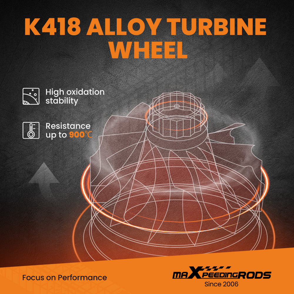 RHF5 Turbo Turbocharger compatibile per Audi A5 Coupe, A5 SportBack 2.0 TFSI 2009-2012